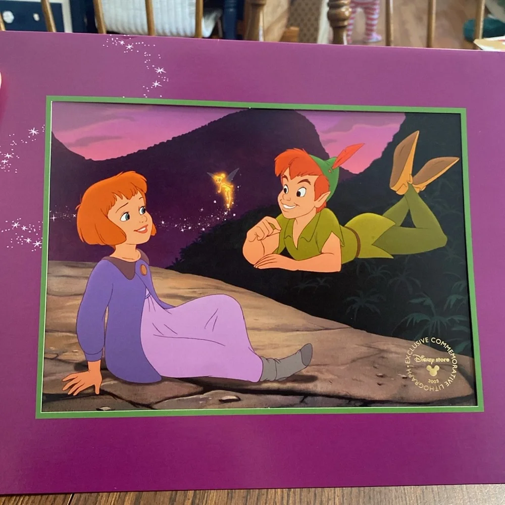 “5/$20” Disney Exclusive Commemorative Peter Pan Lithograph